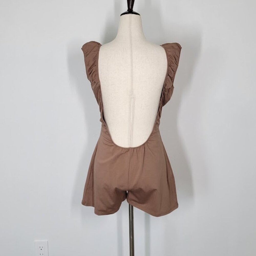 FREE PEOPLE weekend friend shortie bodysuit Sz L NEW - Picture 5 of 9